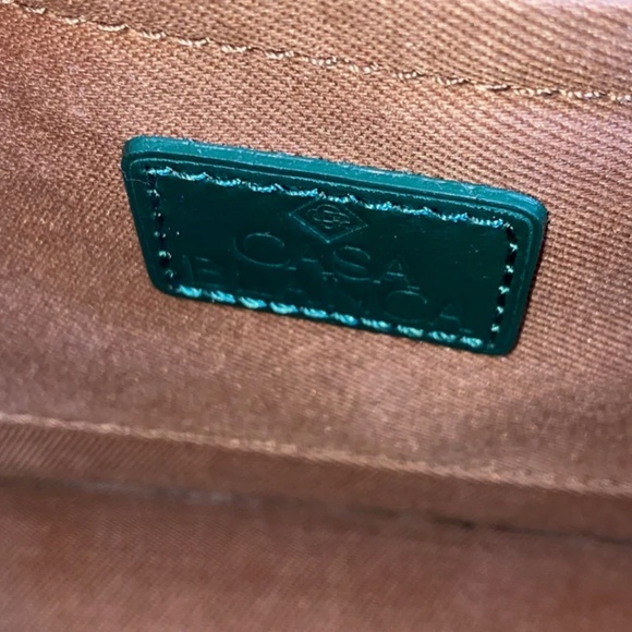 Authentic Pre-Owned CASABLANCA Women's Orange Gradient Embossed Mini Jeanne Bag - Picture 16 of 16